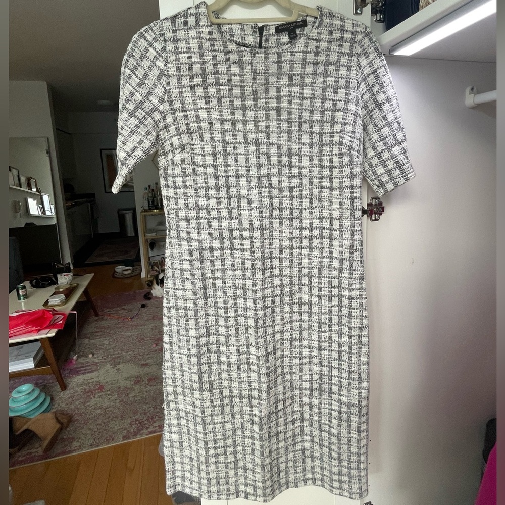 BANANA REPUBLIC tweed dress